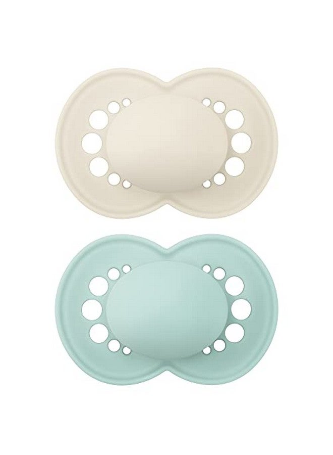 Original Matte Pacifier (1 Sterilizing Pacifier Case) Pacifiers 6 Plus Months Unisex Baby Pacifier Best Pacifiers For Breastfed Babies Sterilizing Storage Case 616 Months (Pack Of 2)