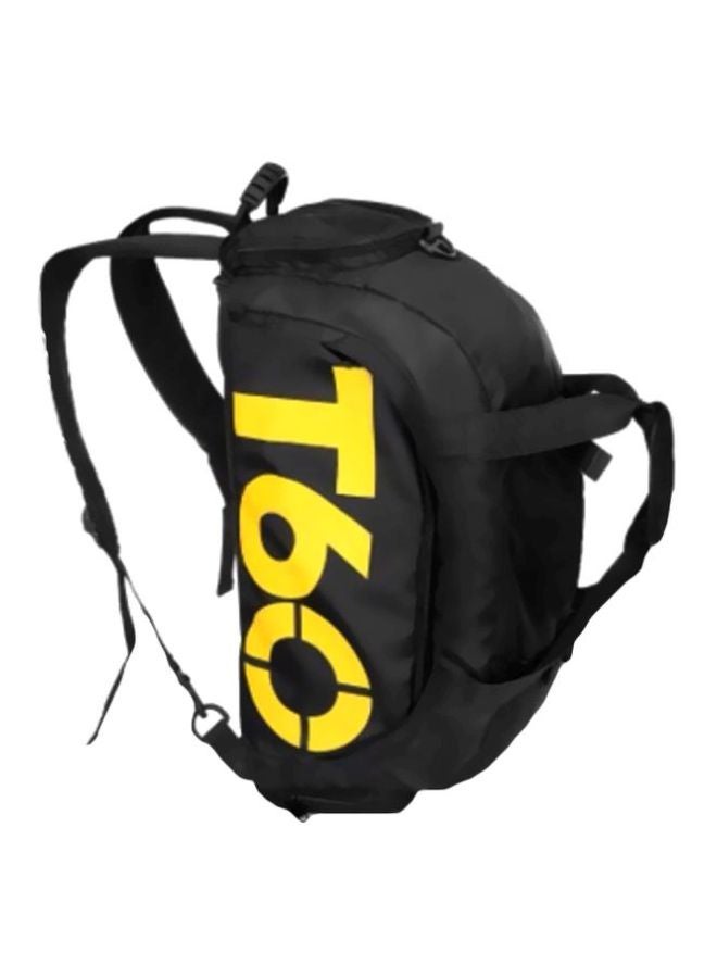 Canvas Duffle Bag Black/Yellow