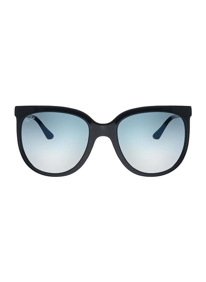 Women's Round Sunglasses - RB4126-601/3F-57 - Lens Size: 57 mm - Black