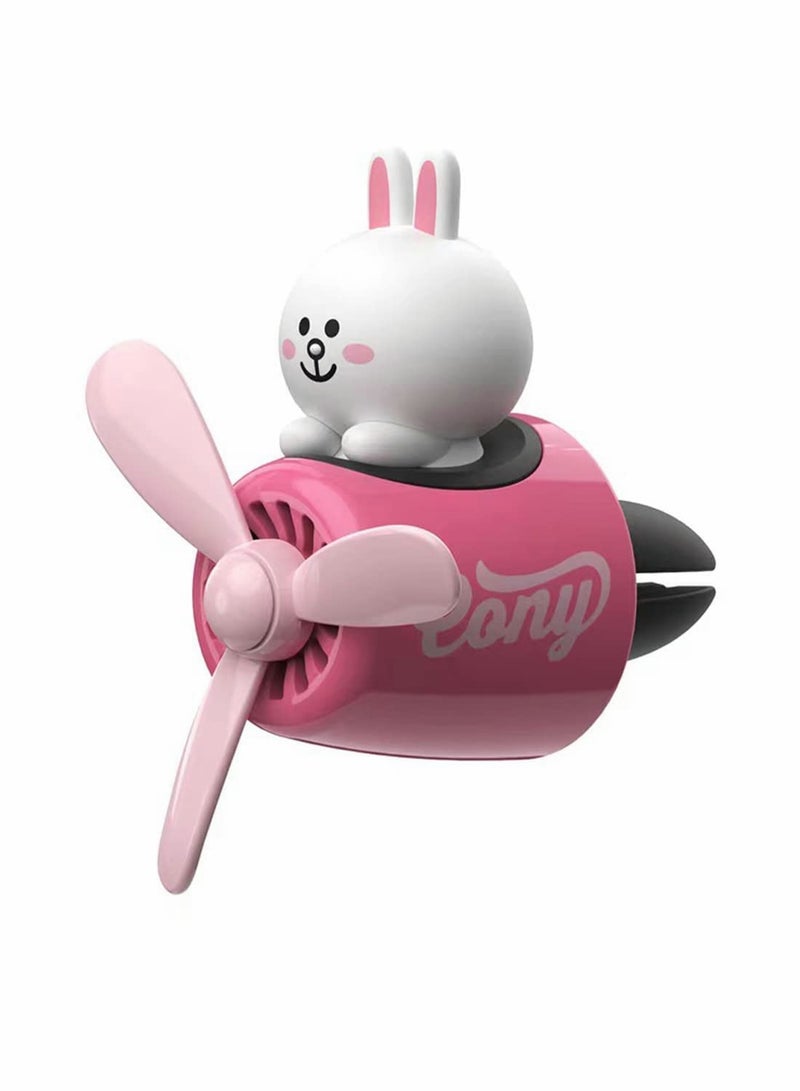 Car Vent Fragrance, Cartoon Pilot Car Air Outlet Fragrance Diffuser with 2 Fragrances