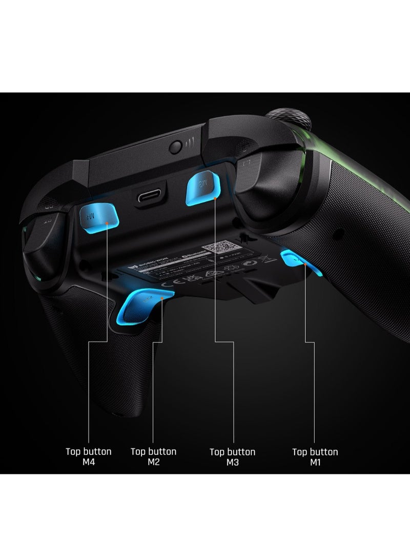 BIGBIGWON Rainbow2 Pro Elite Gaming Controller Bluetooth Wireless Connect Gamepad For PC/Nintendo Switch/Android/iOS Mobile Phone (Standard Edition)
