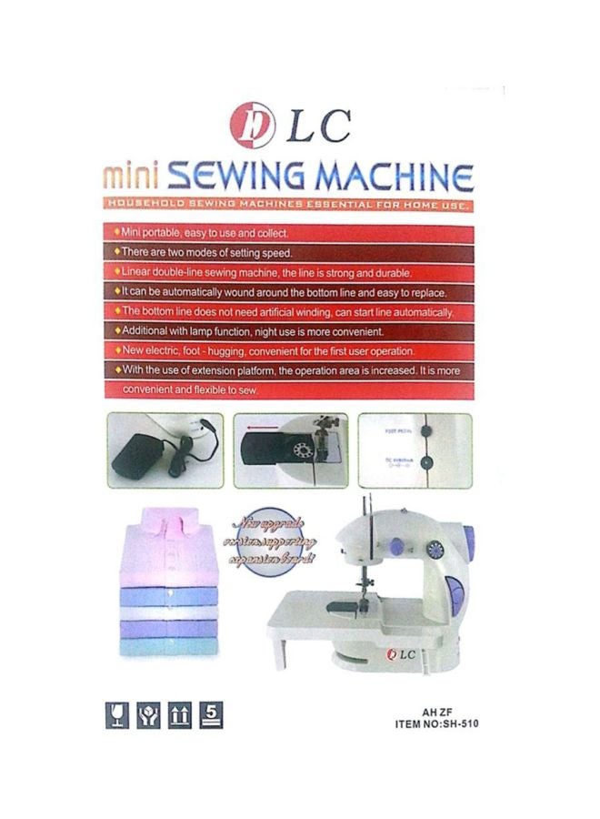 Multipurpose Electronic Sewing Machine DLC-31121 White/Purple