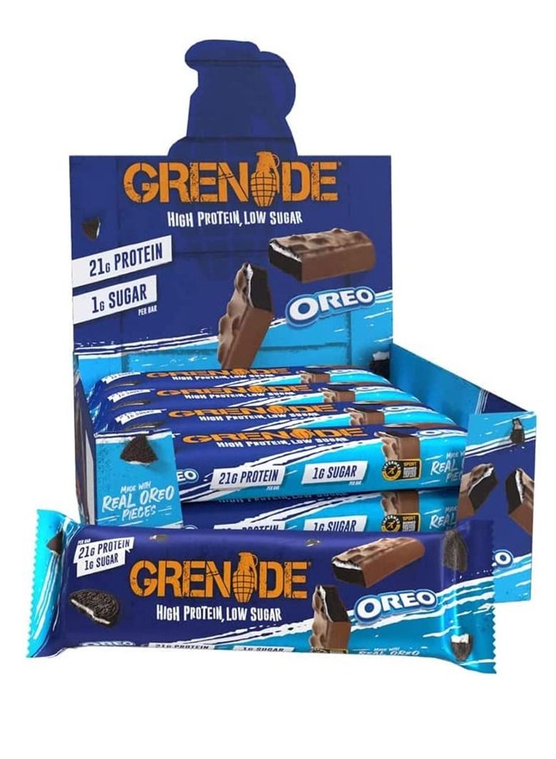 Grenade High Protein Low Sugar protein Bar Oreo 12 x 60 g