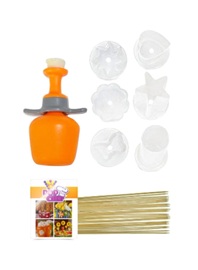 Pop Prep And Eat Tool Kit White/Orange