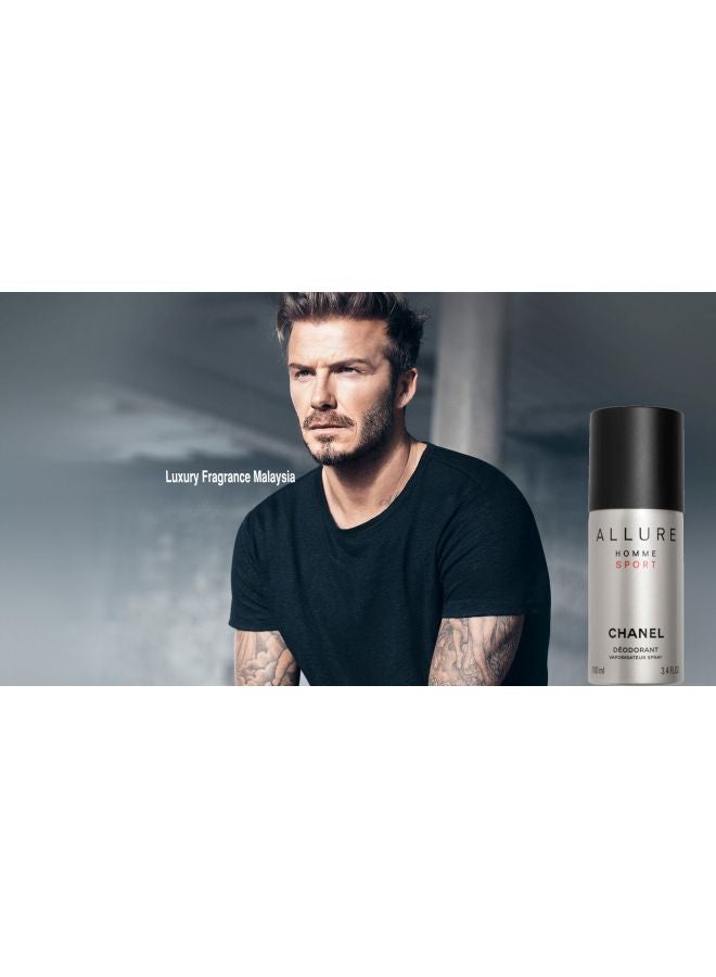 Allure Homme Sport Deo Spray Silver/Black 100ml