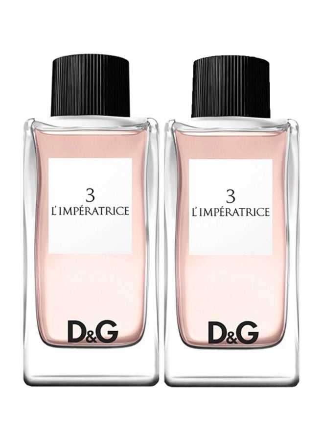 2-Piece 3 L'Imperatrice EDT Gift Set 2x100ml