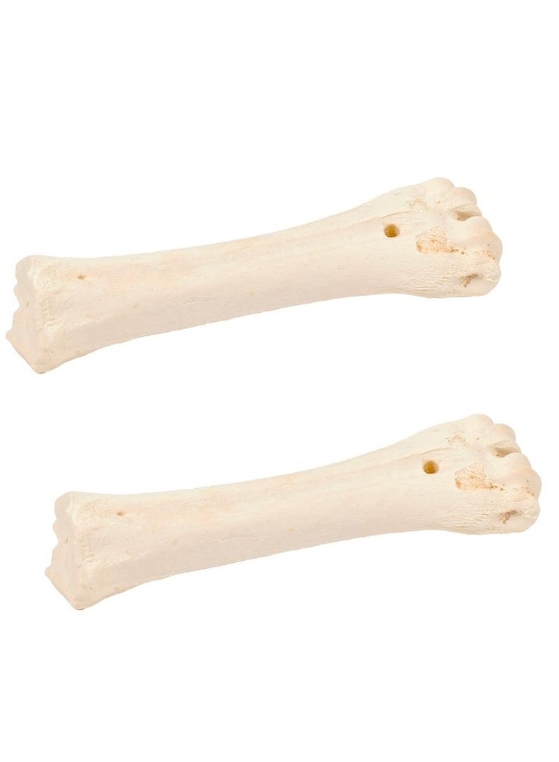 2Pc Delicious Beef Chew Bone Filled With Calcium Meat For Dogs