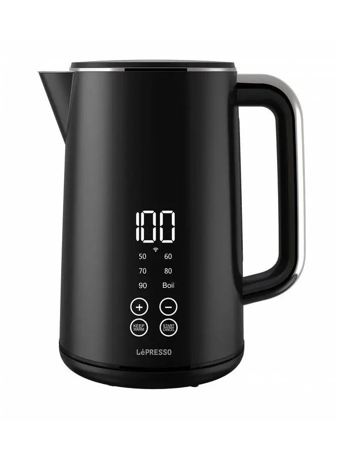 LePresso 2200W 1.7L Smart Electric Kettle App & Touch Control - Black