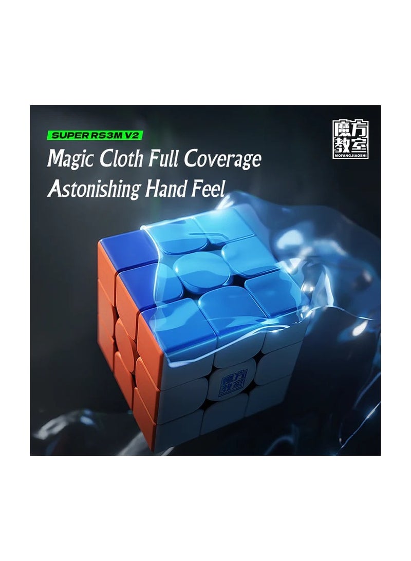 MoYu Super RS3M V2 3x3 Maglev Ball Core UV Latest 2023 Version Magnetic Speedcube Stickerless Cube