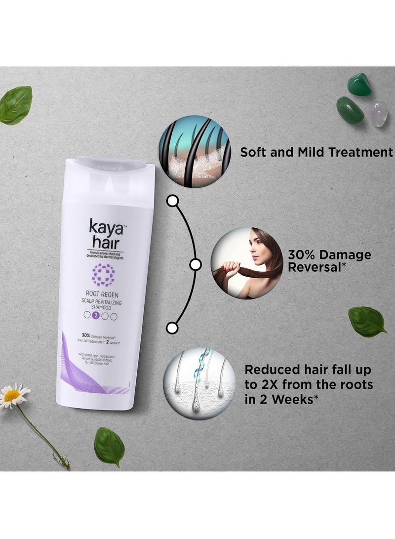 Kaya Clinic Scalp Revitalizing Shampoo Mild Every Day Use Shampoo Balances pH Reduces Hair Fall 225ml