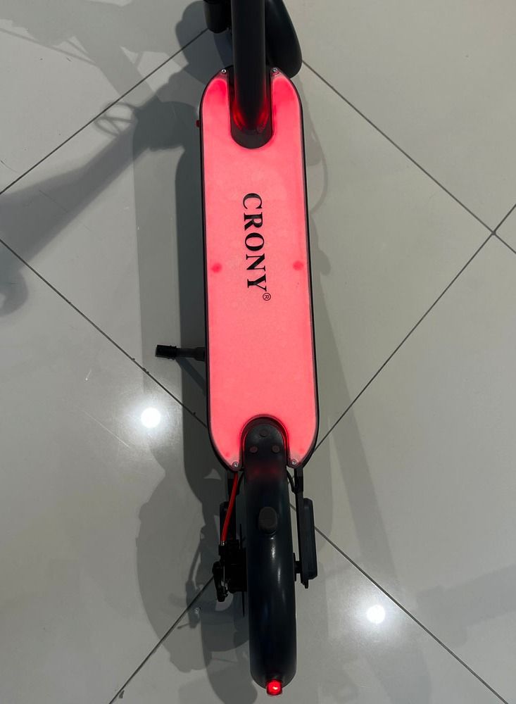 W5638 Folding Electric Scooter with 7 colors LED with APP Connectivity, Aluminium Alloy 8 Inch Tubeless Honeycomb Tires