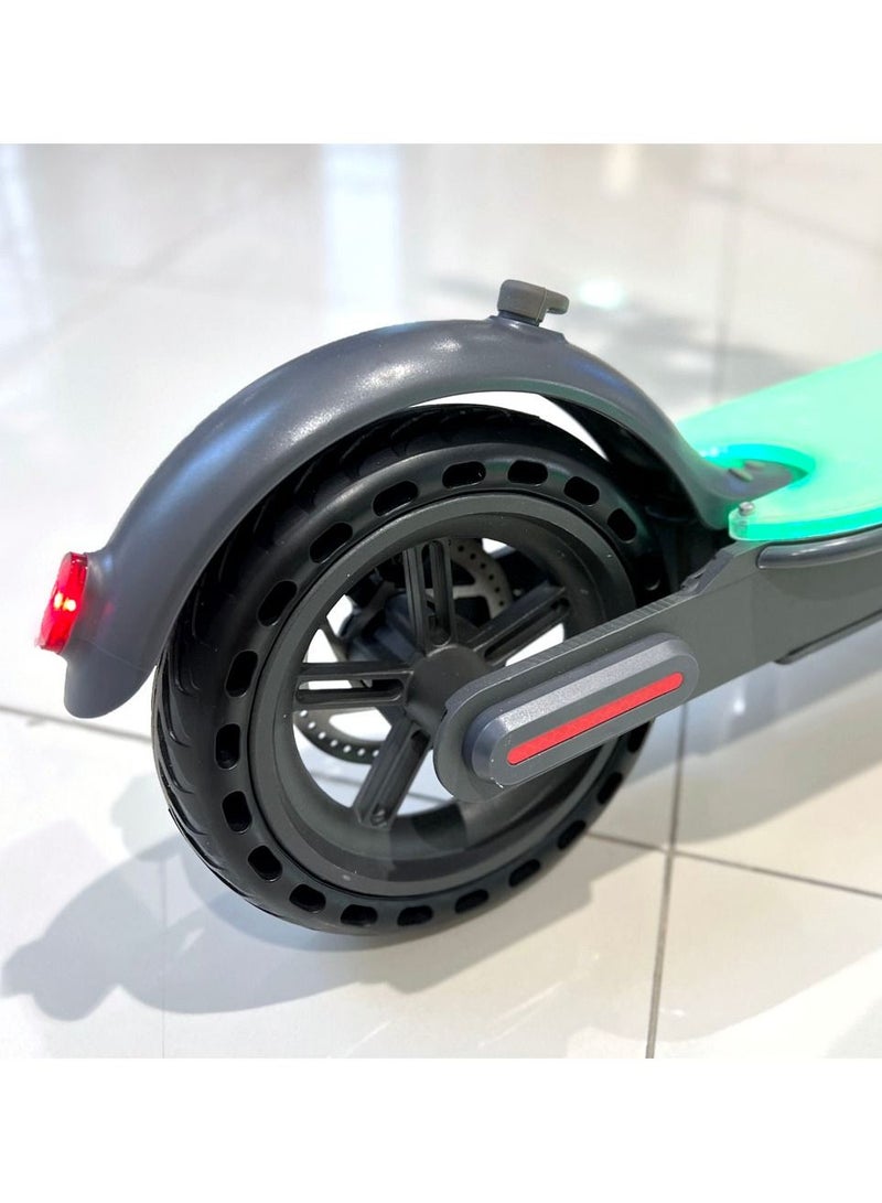 W5638 Folding Electric Scooter with 7 colors LED with APP Connectivity, Aluminium Alloy 8 Inch Tubeless Honeycomb Tires