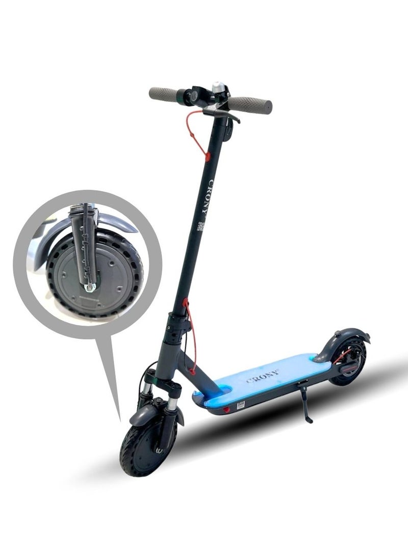 M365 Folding Electric Scooter with 7 colors LED with APP Connectivity, Aluminium Alloy 8 Inch Tubeless Honeycomb Tires