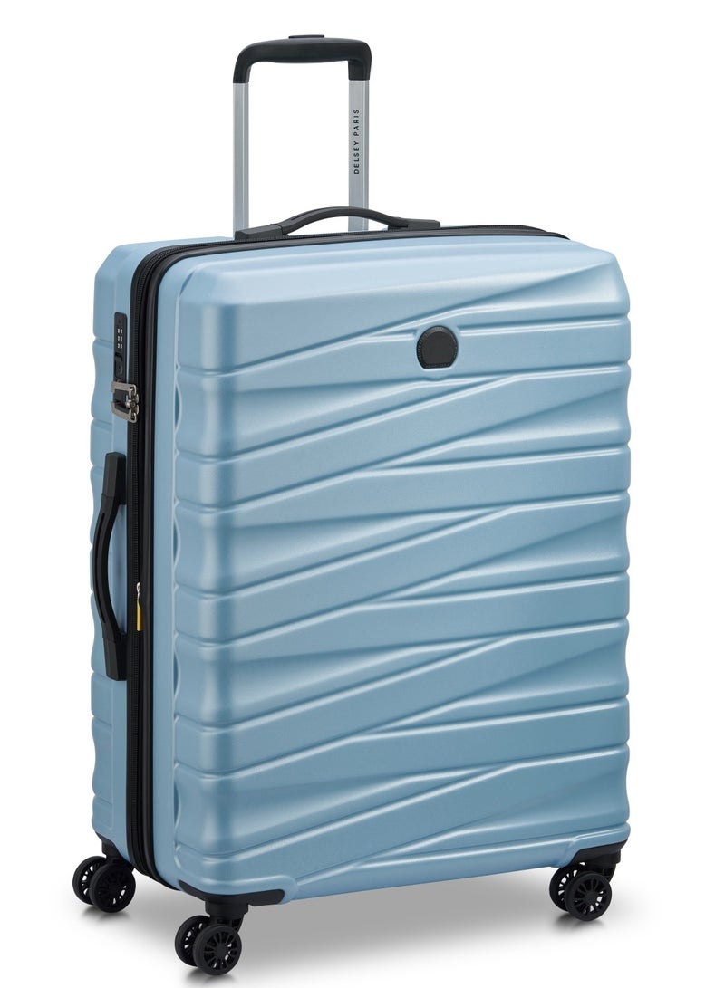 Delsey Tiphanie 70cm Hardcase 4 Double Wheel Expandable Check-In Luggage Trolley Case - Aqua