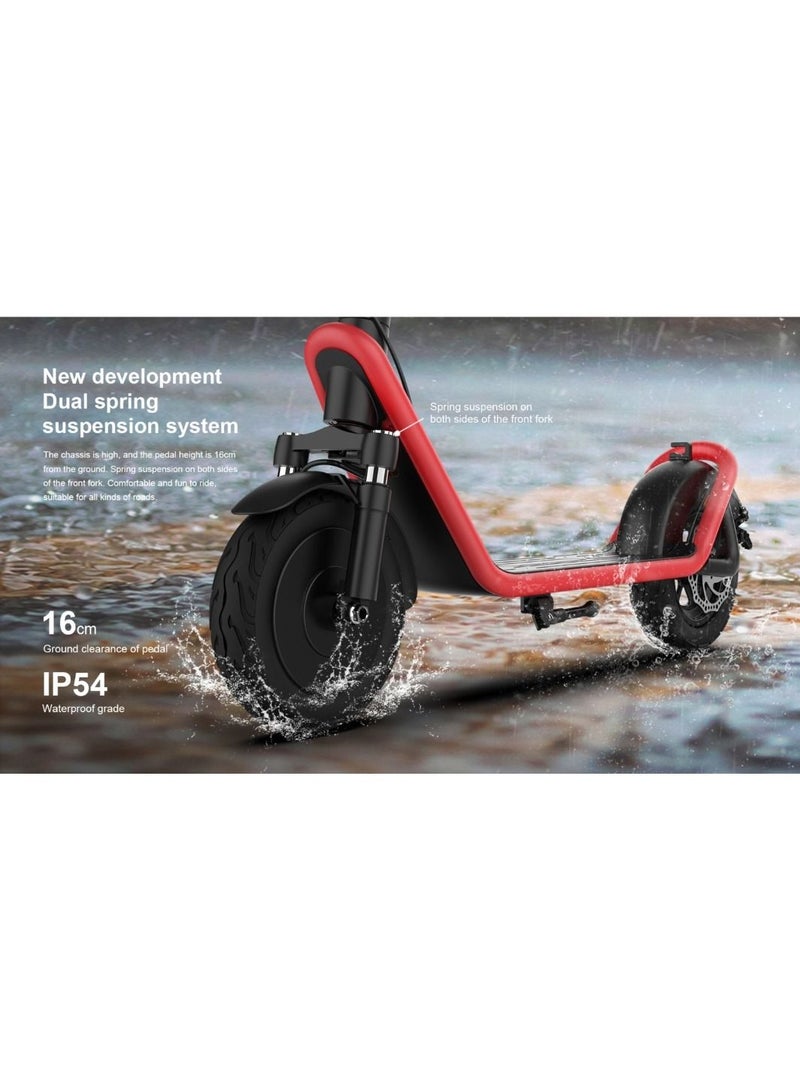 X11 Max Folding Electric Scooter 450W 45KM/Hr 36V 13AH, LED Headlamp, LED Display, App Connectivity