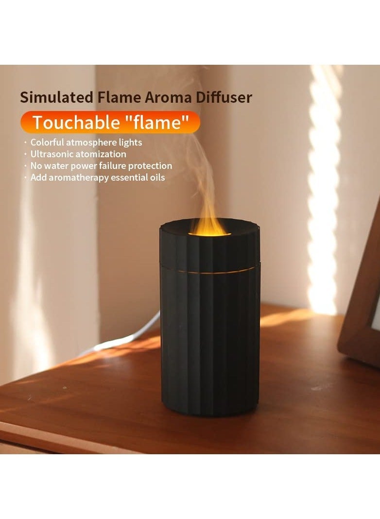 Car Essential Oil Diffuser, Upgraded Aromatherapy Humidifier with 3 Modes & 7 Colorful Cute Diffuser USB Portable Powered Aroma Device 100ml Mini for Office Bedroom