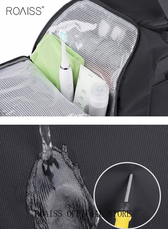 Sports Backpack  Travel Bag and Gym Bag Combo with Wet and Dry Separation Separate Shoe Compartment Waterproof and Multilayer Space