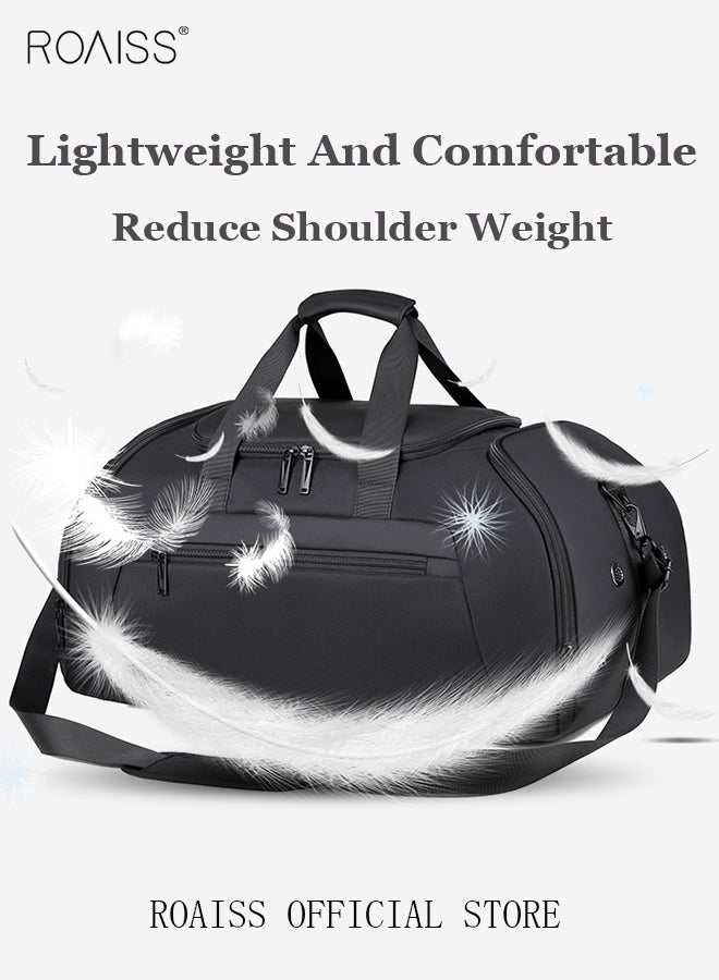 Sports Backpack  Travel Bag and Gym Bag Combo with Wet and Dry Separation Separate Shoe Compartment Waterproof and Multilayer Space