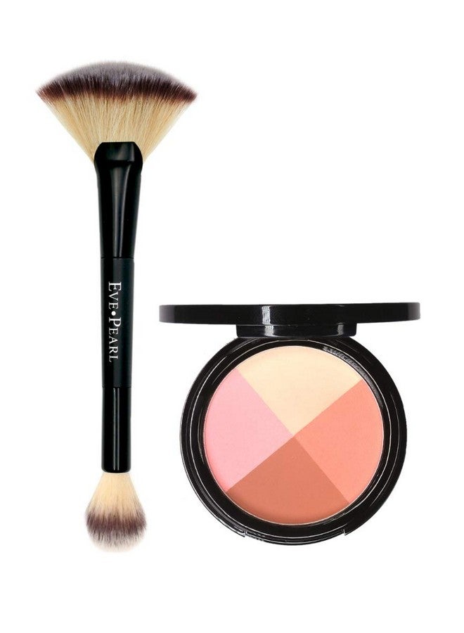 Ultimate Face Compact And 204 Dual Fan Highlighter Brush Blush Highlighter Contour Eyeshadow Set Makeup Palette Light To Mediumtimeless