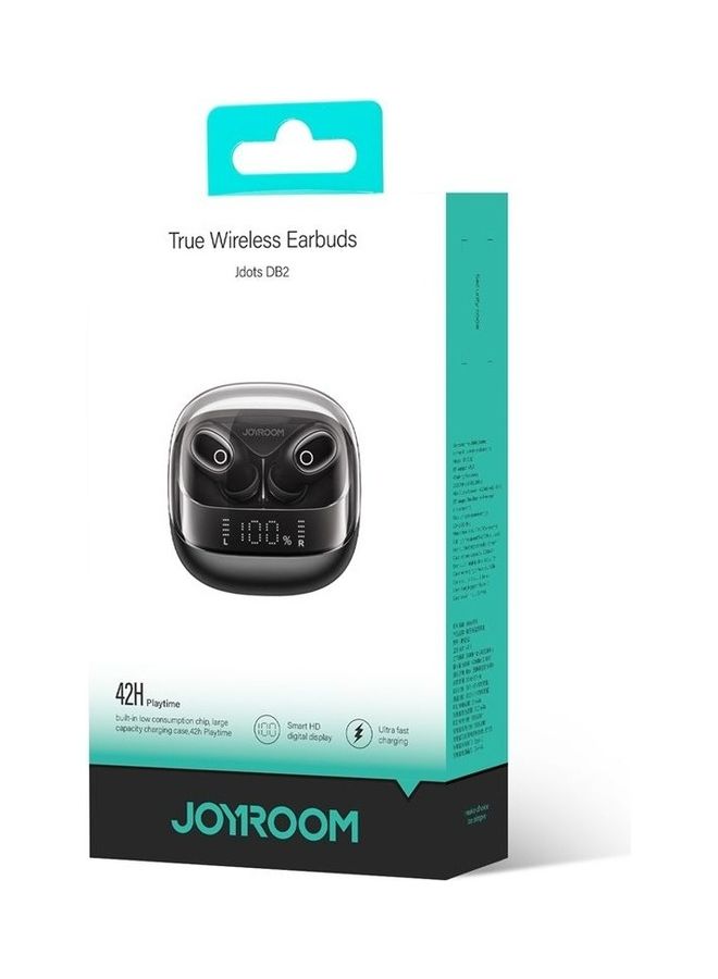 True Wireless In-Ear Earbuds Low Latency Earphone With Charging Case Black