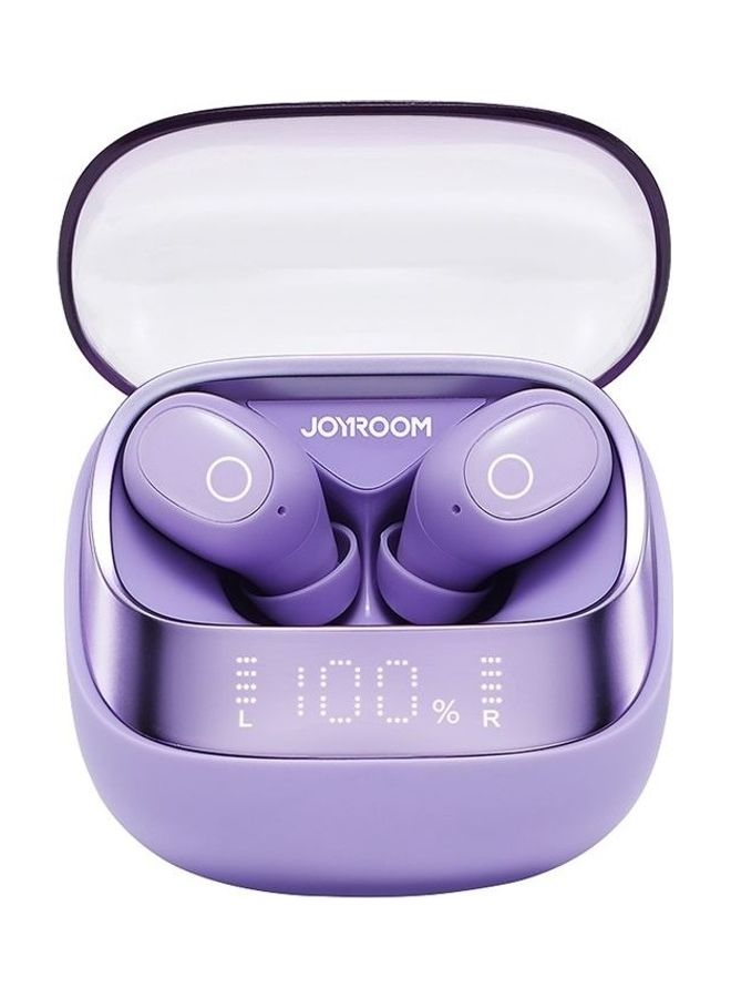 True Wireless In-Ear Earbuds Low Latency Earphone With Charging Case Purple