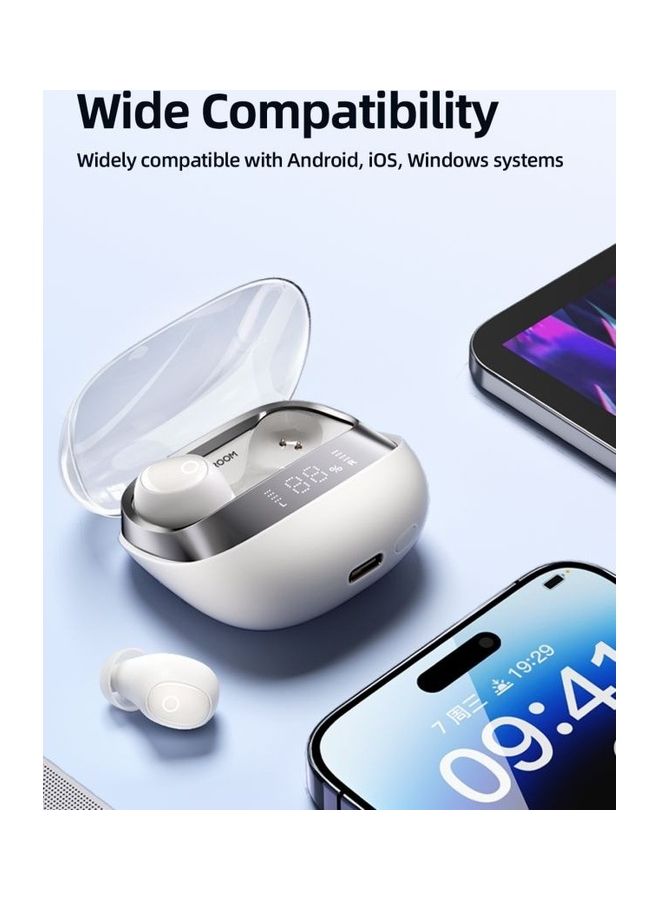 True Wireless In-Ear Earbuds Low Latency Earphone With Charging Case Purple