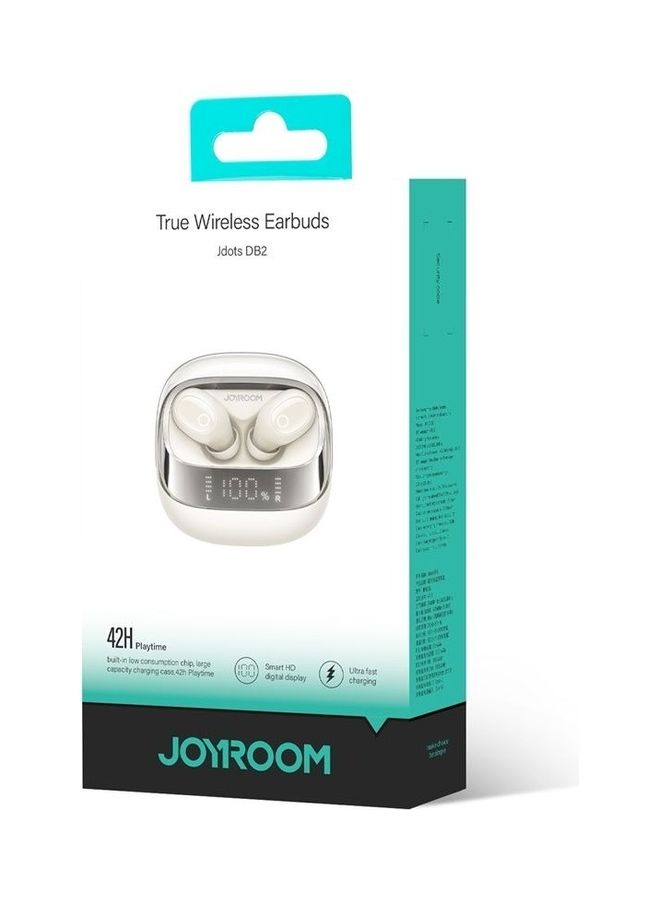 True Wireless In-Ear Earbuds Low Latency Earphone With Charging Case White