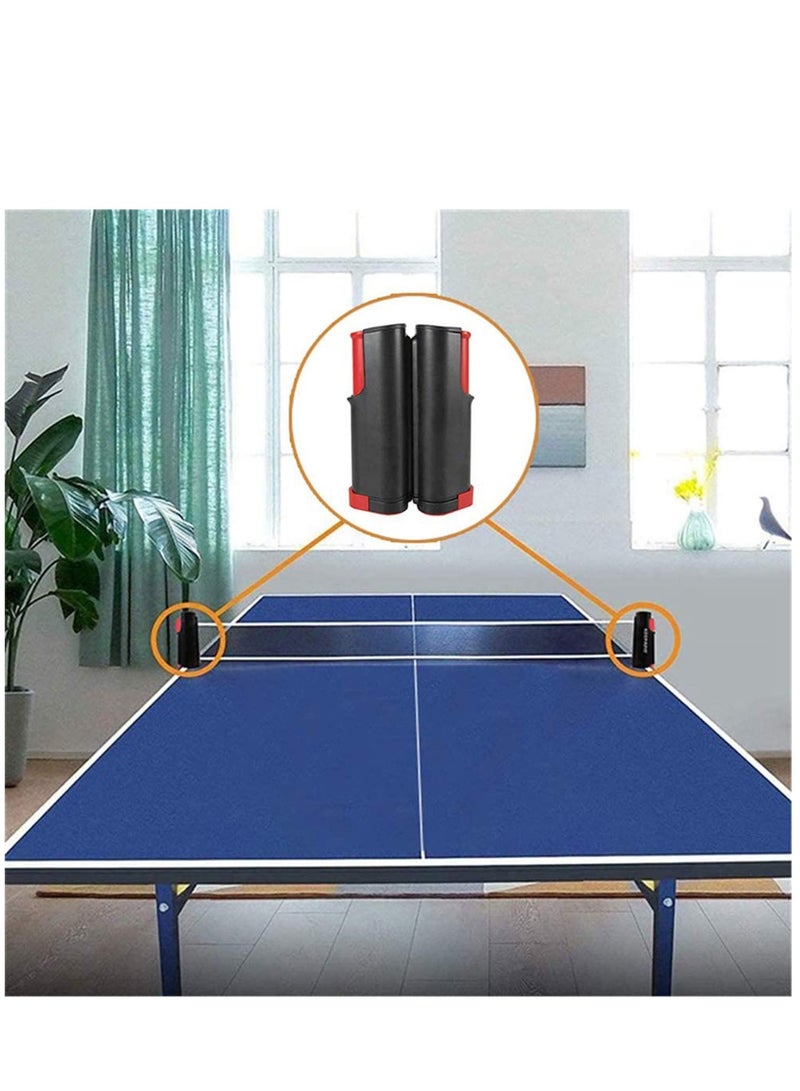 Portable Retractable Table Tennis Net Rack/Replacement Ping Pong Accessory