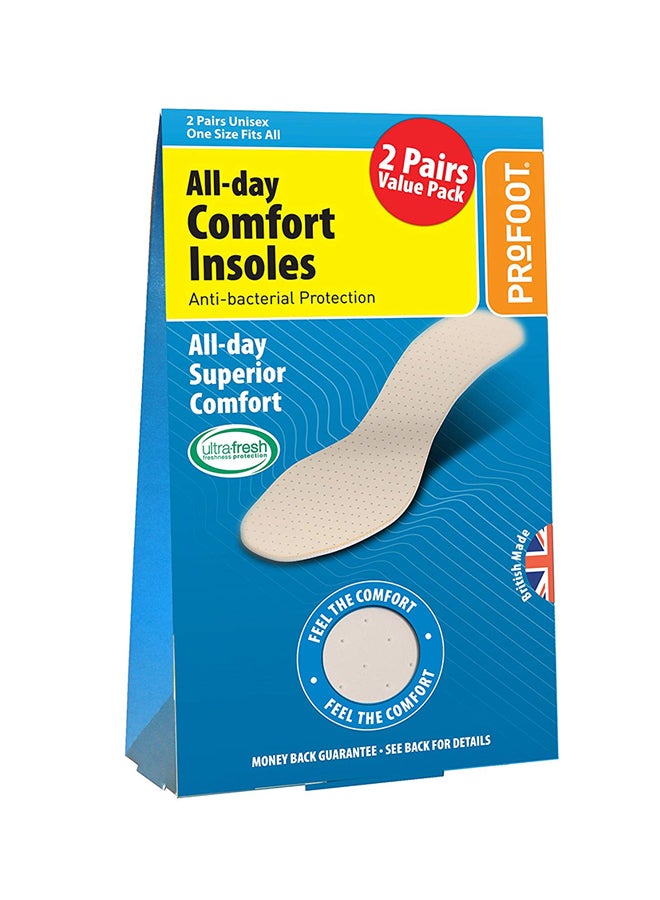2-Piece All Day Comfort Insoles Value Pack