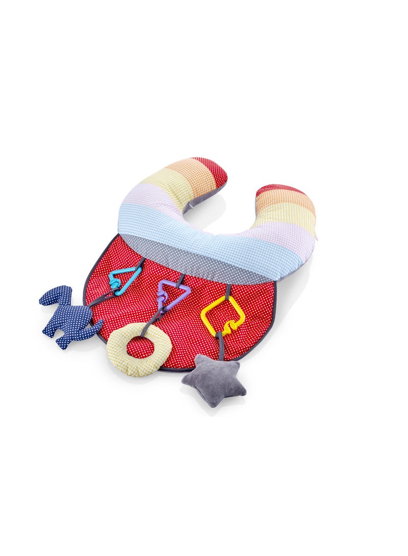 Baby Tummy Pillow With Toys, 0 - 6 Months