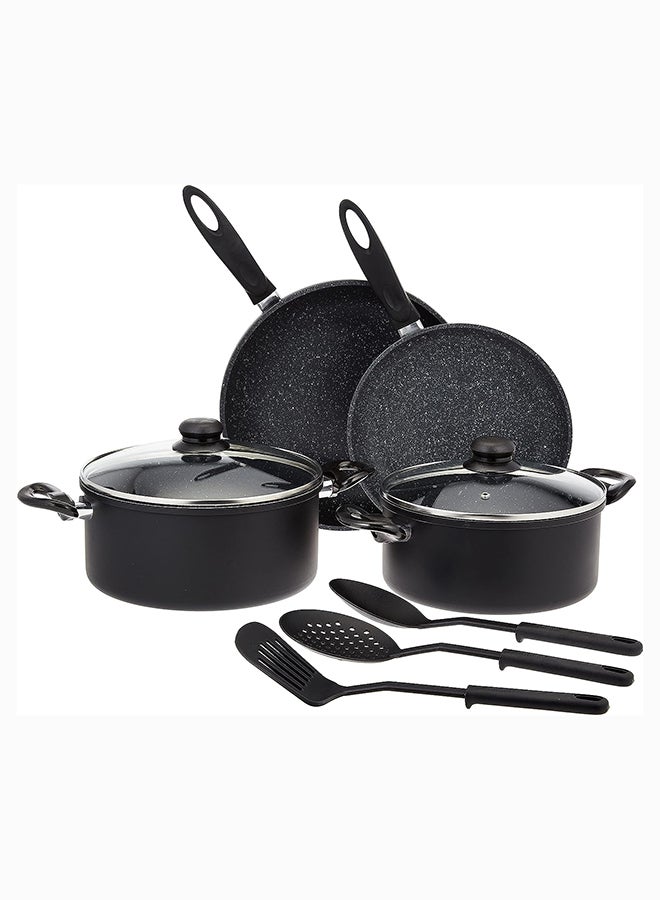 Pyrex Elegance Cooking Set 9pcs Black black 39 X 29.5 X 19cm