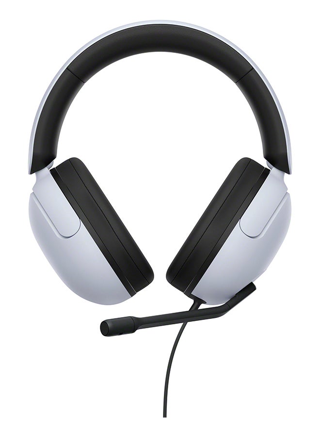 Sony INZONE H3 Wired Gaming Headset, Over ear Headphones with 360 Spatial Sound, MDR G300, White, Headphone