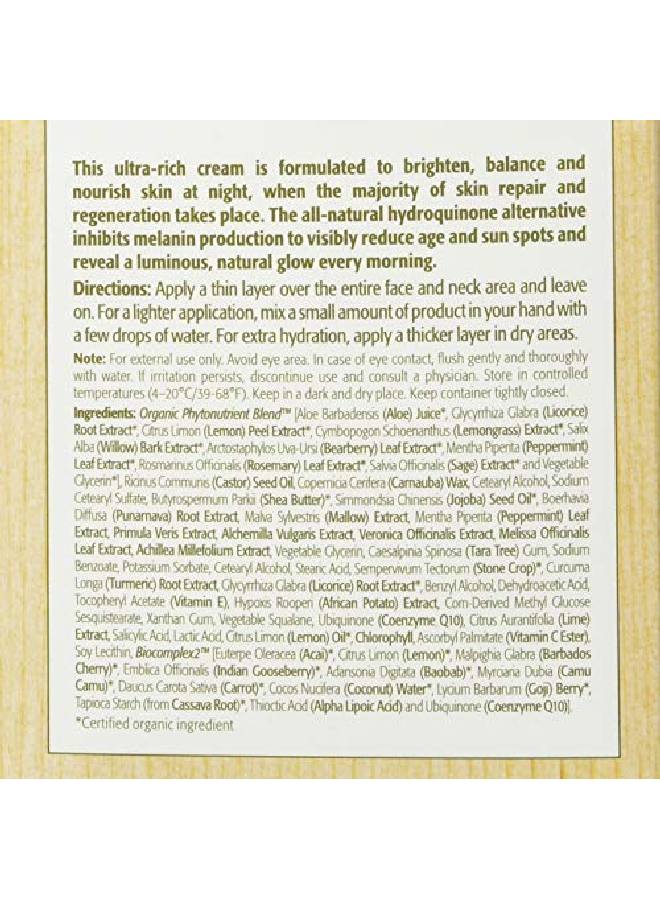 Bright Skin Overnight Correcting Cream Multi Reg 2 Oz