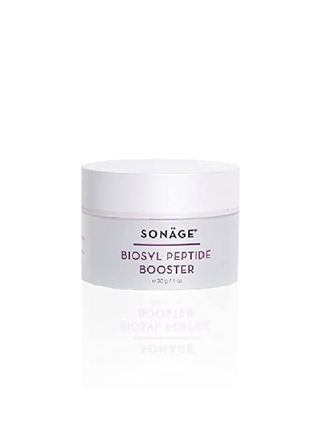 Biosyl Peptide Booster Antiaging Cream & Daily Moisturizer For Face With Peptides Hyaluronic Acid Antiaging Formula To Reduce The Look Of Fine Lines And Wrinkles 30 Ml