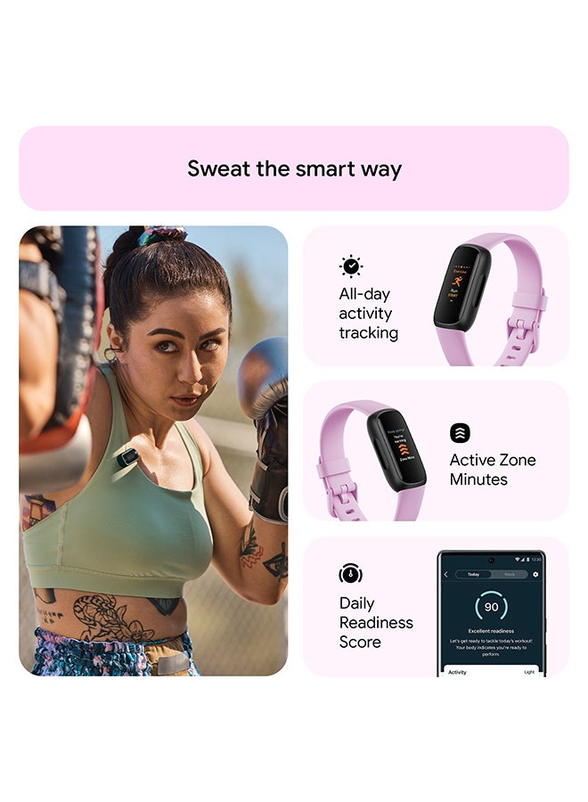 Inspire 3 Activity Tracker with 6-months Premium Membership Included, up to 10 days battery life and Daily Readiness Score, Lilac Bliss