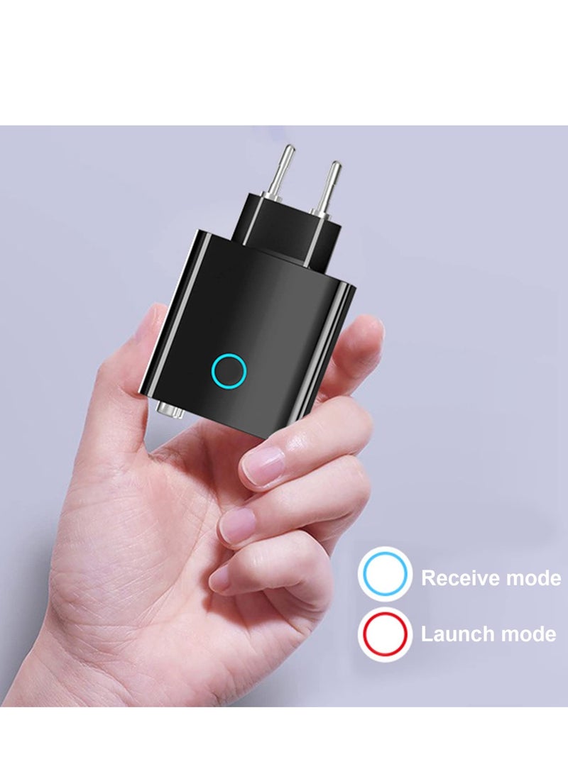 Wireless Audio Receiver, Fast Transmission Bluetooth-compatible5.0 Dual USB Audio Transceiver, Mini Wireless Audio Adapter for Home and Car Music Stereo Streaming
