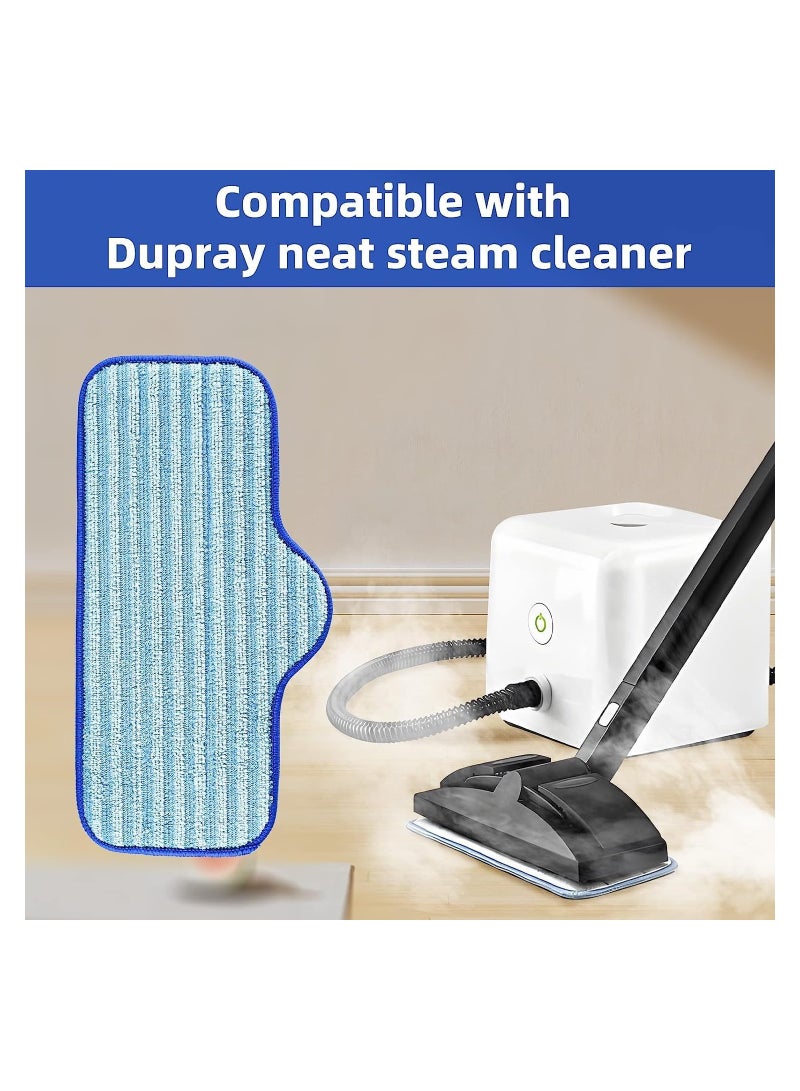 6 Pcs Microfiber Steam Mop Pad for Dupray Neat Steam Cleaner Reusable and Machine Washable Designed for Multiple Surfaces Effectively Clean Hardwood Tile Stone Floors