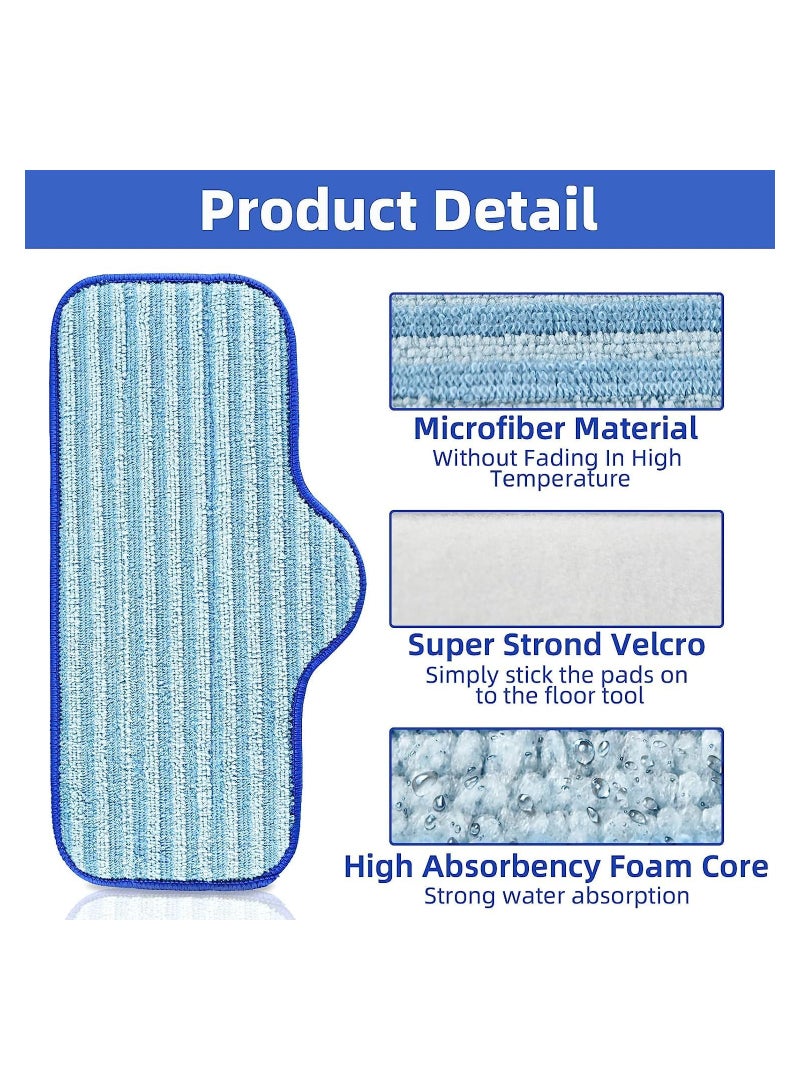6 Pcs Microfiber Steam Mop Pad for Dupray Neat Steam Cleaner Reusable and Machine Washable Designed for Multiple Surfaces Effectively Clean Hardwood Tile Stone Floors