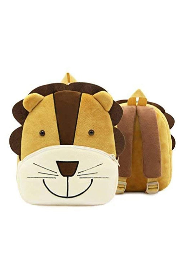 Kid Backpack, Toddler Backpack for Girls for Girls Boys, Cute Preschool Backpack, Cute Toddler Backpack Toddler Bag Plush Animal Cartoon Mini Travel Bag for Baby Girl Boy 2-6 Years(Lion)
