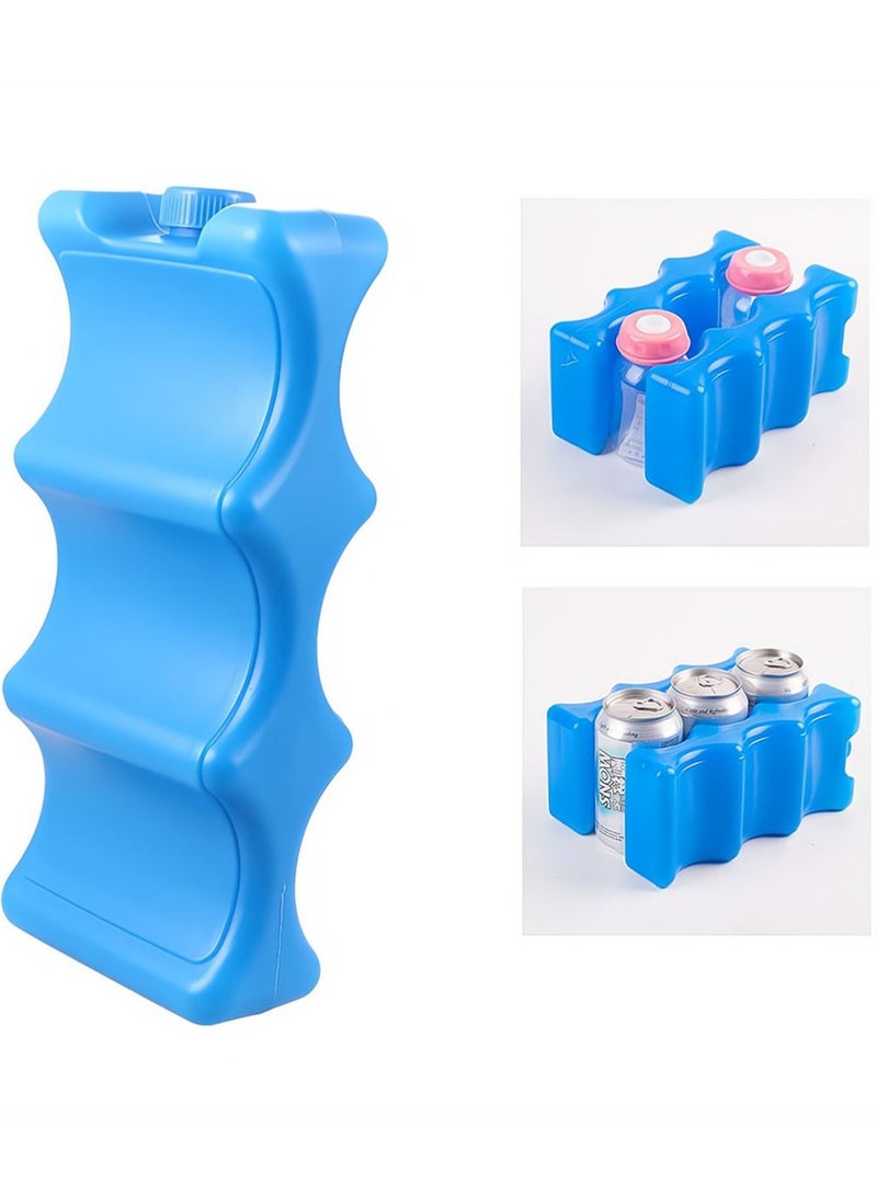 2Pcs Breastmilk Storage Bag Ice Pack For Lunch Box Contoured Shape Fits Around Breast Milk Bottles and Keeps Your Fresh