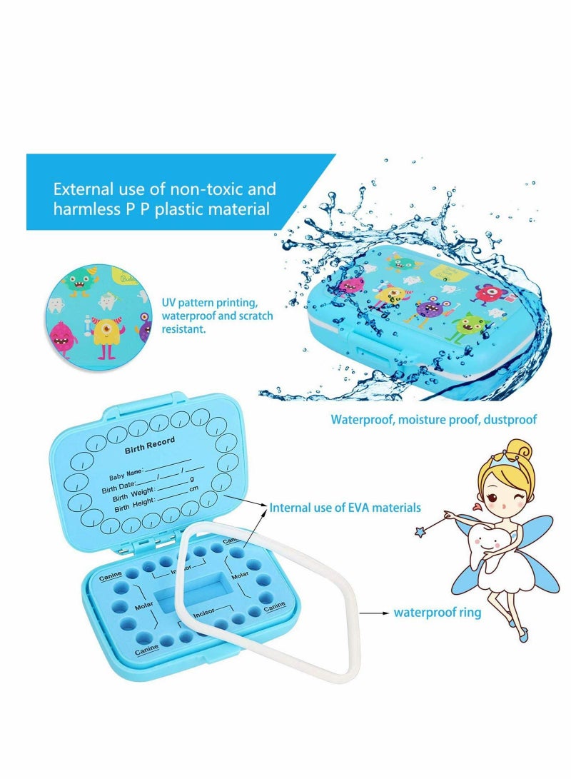 Baby Teeth Save Box, Box Organizer for Kids, Tooth Children in Souvenir Gift (Boy)