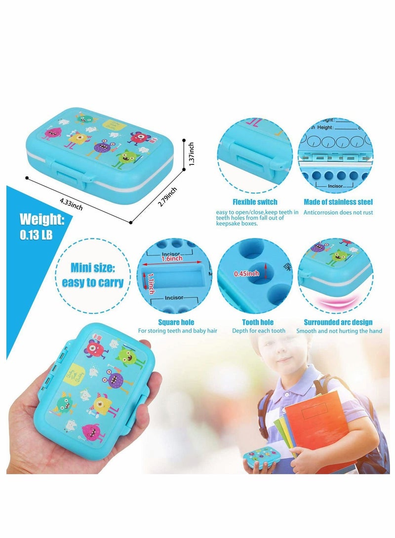 Baby Teeth Save Box, Box Organizer for Kids, Tooth Children in Souvenir Gift (Boy)