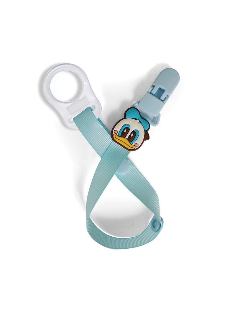 Soft Silicone Baby Pacifier Clips Holders, Transparent Adapter Rings Holder Nipple Rings, Soother Teething Ribbon Clip, 15Pcs