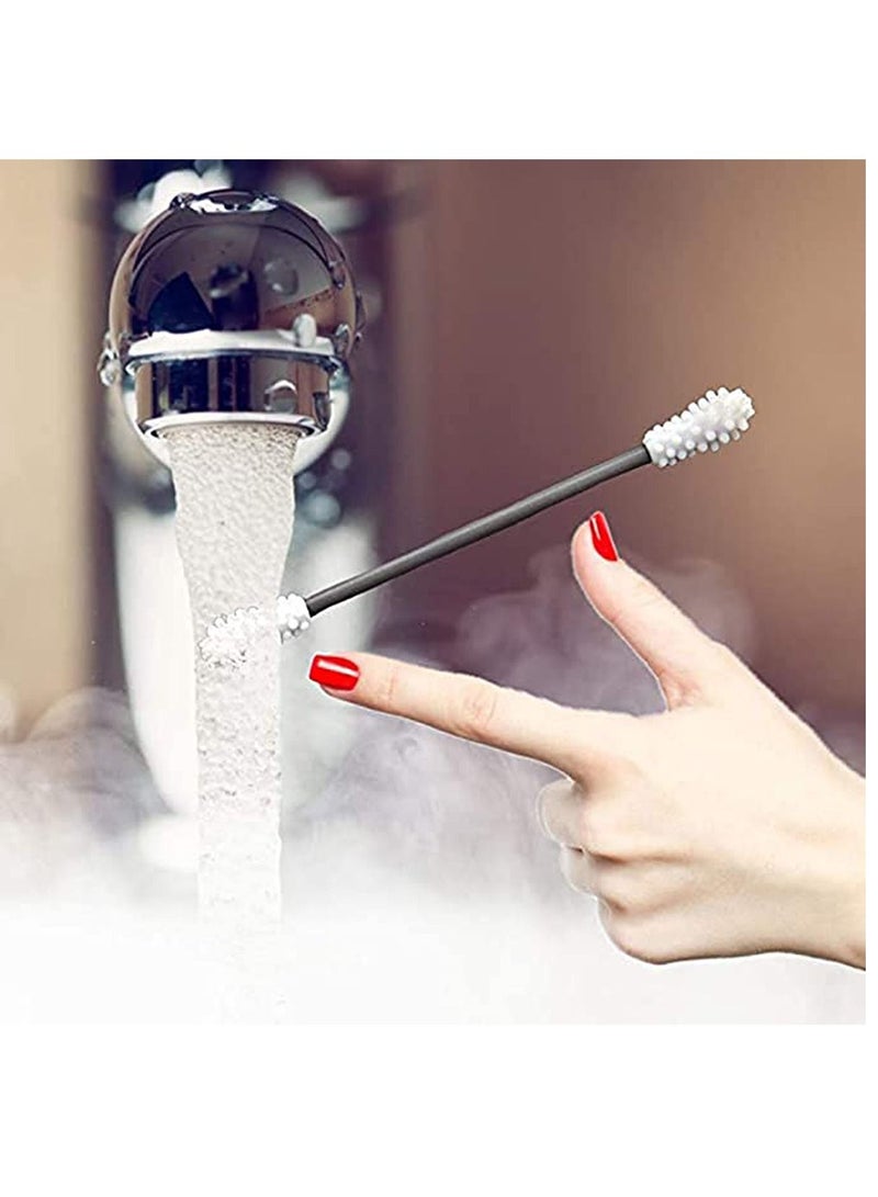 4 sticks Washable Safety Silicone Cotton Buds for Ear Cleaning Cosmetic Beauty Care