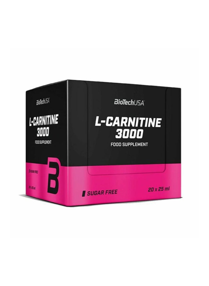 USA L-Carnitine 3000mg Shot – 20 Shots