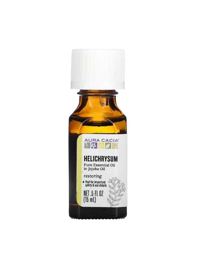 Pure Essential Oil in Jojoba Oil Helichrysum 0.5 fl oz 15 ml