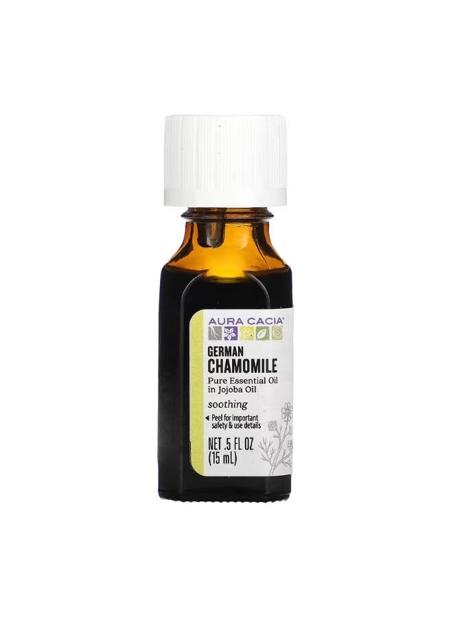 Pure Essential Oil in Jojoba Oil German Chamomile 0.5 fl oz 15 ml