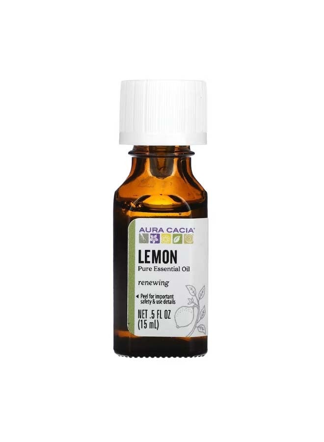 Pure Essential Oil Lemon 0.5 fl oz 15 ml