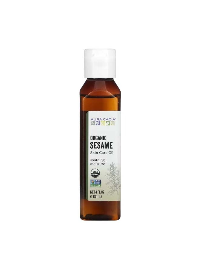 Organic Skin Care Oil Sesame 4 fl oz 118  ml