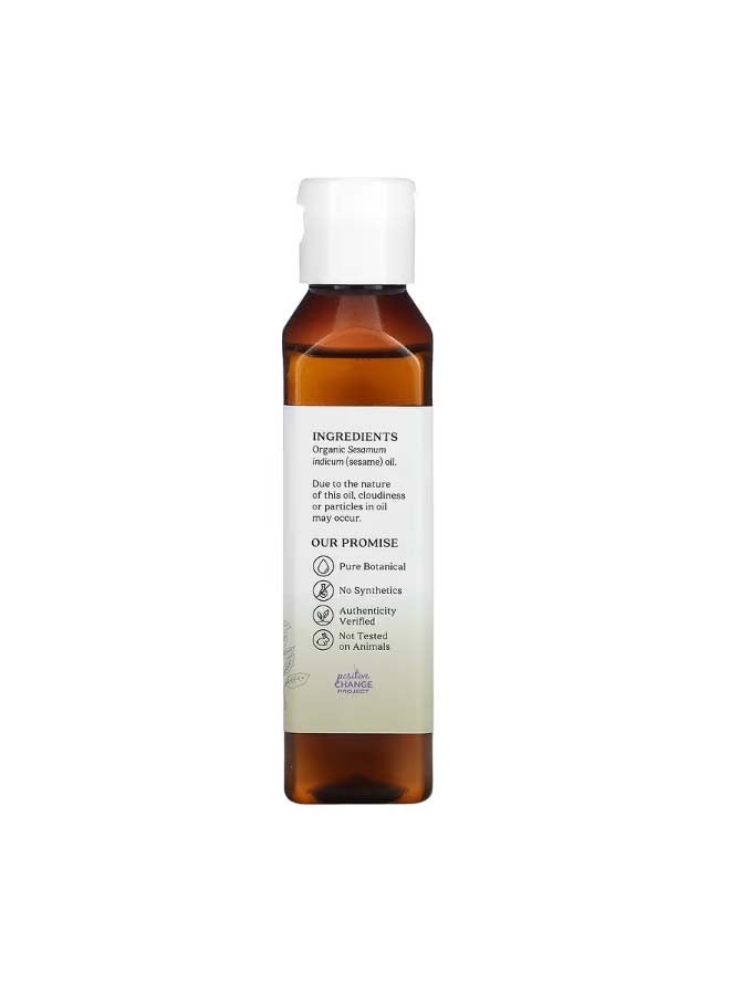 Organic Skin Care Oil Sesame 4 fl oz 118  ml